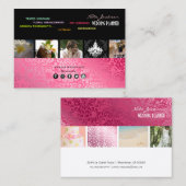 PixDezines WEDDING PLANNER/DIY COLOR+FONTS Visitekaartje (Voorkant / Achterkant)