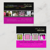 PixDezines weddingplanners/doe-het-zelf kleuren+le Visitekaartje (Voorkant / Achterkant)