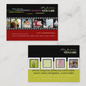 PixDezines weddingplanners/doe-het-zelf kleuren+le Visitekaartje (Voorkant / Achterkant)