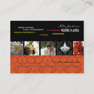 PixDezines weddingplanners/doe-het-zelf kleuren+le Visitekaartje