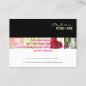 PixDezines weddingplanners/doe-het-zelf kleuren+le Visitekaartje (Achterkant)