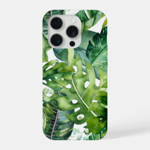 PixDezines Weelderig Groen Tropisch Loof iPhone 15 Pro Case