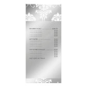 PixDezines White Damask, Spa Services Menu (Voorkant)