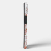 PixDezines White Marble+Faux Rose Gold Case-Mate i iPhone Case (Achterkant / Rechts)