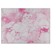 PIXDEZINES WHITE MARBLE+PINK VEINS SNIJPLANK (Voorkant)