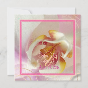 PixDezines White Orchid   Bleek roze + wit Kaart