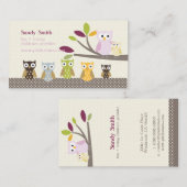 PixDezines Whoot's Daycare Visitekaartje (Voorkant / Achterkant)