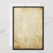 PixDezines  wijnstokken + barokke lijst Save The Date (Achterkant)