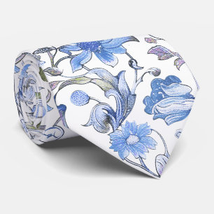PixDezines William Morris Cornflower Blauw DIY Stropdas