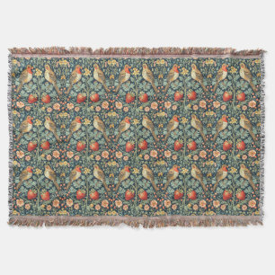 PixDezines William Morris Strawberry Thief Deken
