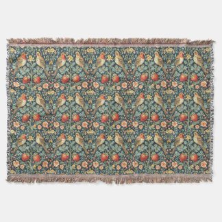 PixDezines William Morris Strawberry Thief Deken