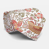 PixDezines William Morris Strawberry Thief Stropdas (Opgerold)