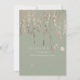 PixDezines Willow/Faux Roze Gold/DIY achtergrond Kaart