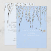 PixDezines Willow/Faux Silver/DIY achtergrond Kaart (Voorkant / Achterkant)