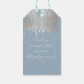 PixDezines Willow Leaves Zilver/DIY achtergrond Cadeaulabel