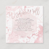 PixDezines Wishing Well/Marble /Blush Informatiekaartje (Voorkant)
