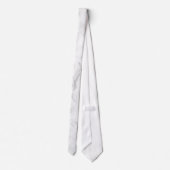 PixDezines wit marmeren plaat Stropdas (Achterkant)