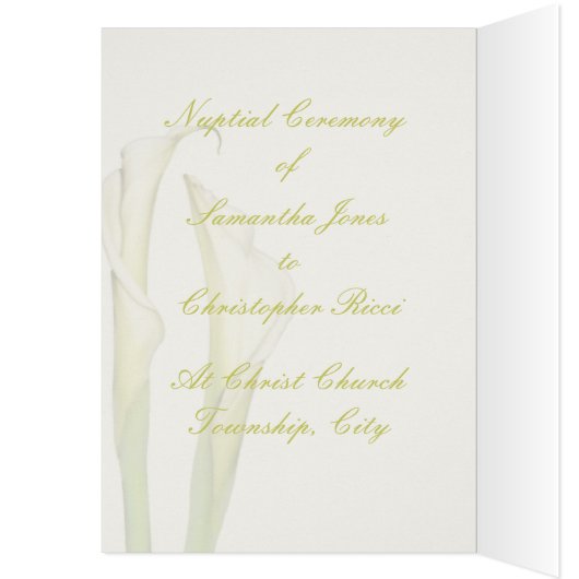 PixDezines witte calla lilies/diy background (Binnen (Links))