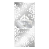 PixDezines Witte Damask Spa Diensten Menu (Achterkant)