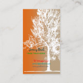 PixDezines witte eikenboomstamtrimmers ♥ ♥ Visitekaartje (Achterkant)