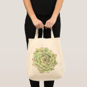 PixDezines woestijn Roos, sappig groen Tote Bag (Voorkant (product))