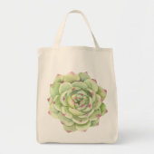 PixDezines woestijn Roos, sappig groen Tote Bag (Voorkant)
