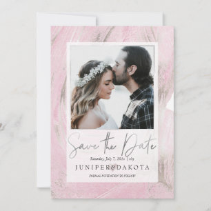 PixDezines Woestijnsteen Blush Roze Zilver Kaart