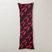 PixDezines XOXO/DIY achtergrondkleuren Lichaamskussen (Achterkant (Verticaal))