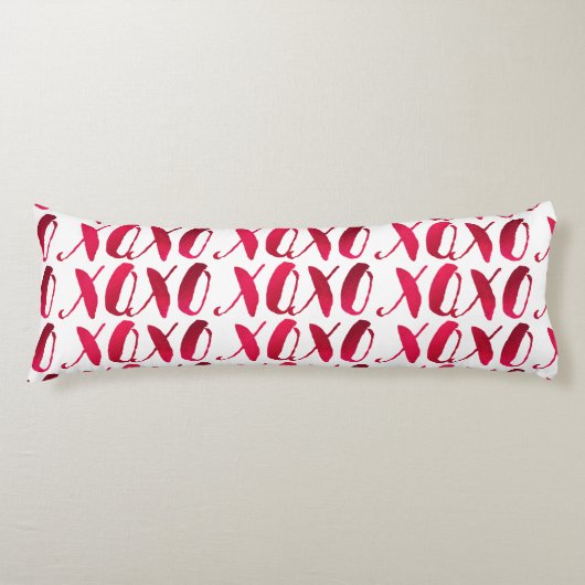 PixDezines XOXO/DIY achtergrondkleuren Lichaamskussen (Voorkant)