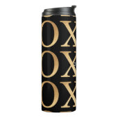PixDezines xoxo/Faux Gold/DIY achtergrond Thermosbeker (Gedraaid links)