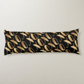 PixDezines XOXO/Faux Gold/DIY achtergrondkleuren Lichaamskussen (Achterkant)