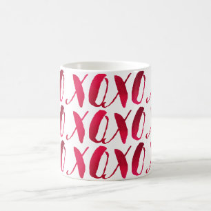 PixDezines xoxo/Rode Framboos/DIY achtergrond Koffiemok