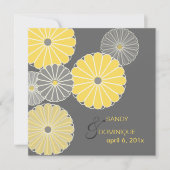PixDezines Yellow Kiku (chrysanthemum) Kaart (Voorkant)