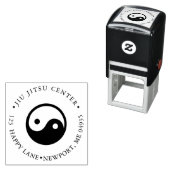PixDezines YIN YANG-symbool Zelfinktende Stempel (In situ)
