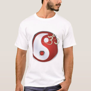 PixDezines Yin Yang t-shirt, met omsymbool T-shirt