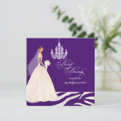 PixDezines zebra-brunch/DIY Color+Text Kaart (Staand voorkant)