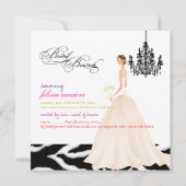 PixDezines zebra-brunch/DIY Color+Text Kaart (Achterkant)