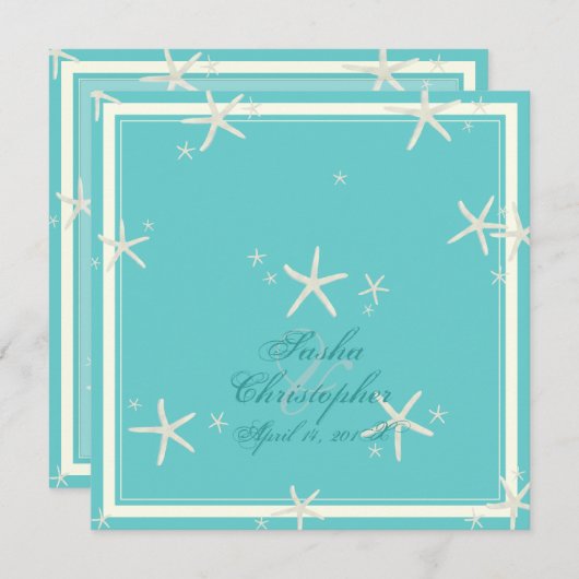 PixDezines zeester/diy achtergrondkleur Kaart (Voorkant / Achterkant)