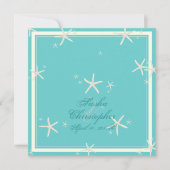 PixDezines zeester/diy achtergrondkleur Kaart (Voorkant)