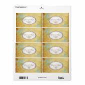 PixDezines  zeesterren+4 label keuzes (Full Sheet)