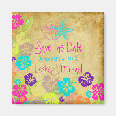 PixDezines  zeesterren, Save the Date Magneet (Voorkant)