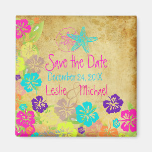 PixDezines  zeesterren, Save the Date Magneet