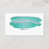 PixDezines Zeevruchten Groene Waterverf Borstels Visitekaartje