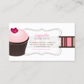 PixDezines zelfgemaakte cupcake Visitekaartje (Achterkant)