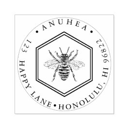 PixDezines ZOETE HONINGRAAT | KONINGIN BEE ROZE IN Rubberstempel