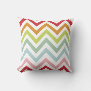 PixDezines zomer chevron patroon Kussen