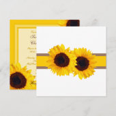 PixDezines zonnebloem/diy background+event! Kaart (Voorkant / Achterkant)