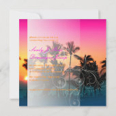 PixDezines zonsondergang A-Bay/hawaii Kaart (Achterkant)