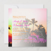 PixDezines zonsondergang bij A-Bay/Hawaii Kaart (Achterkant)