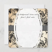 PixDezines zwart/toile/rozen (Achterkant)